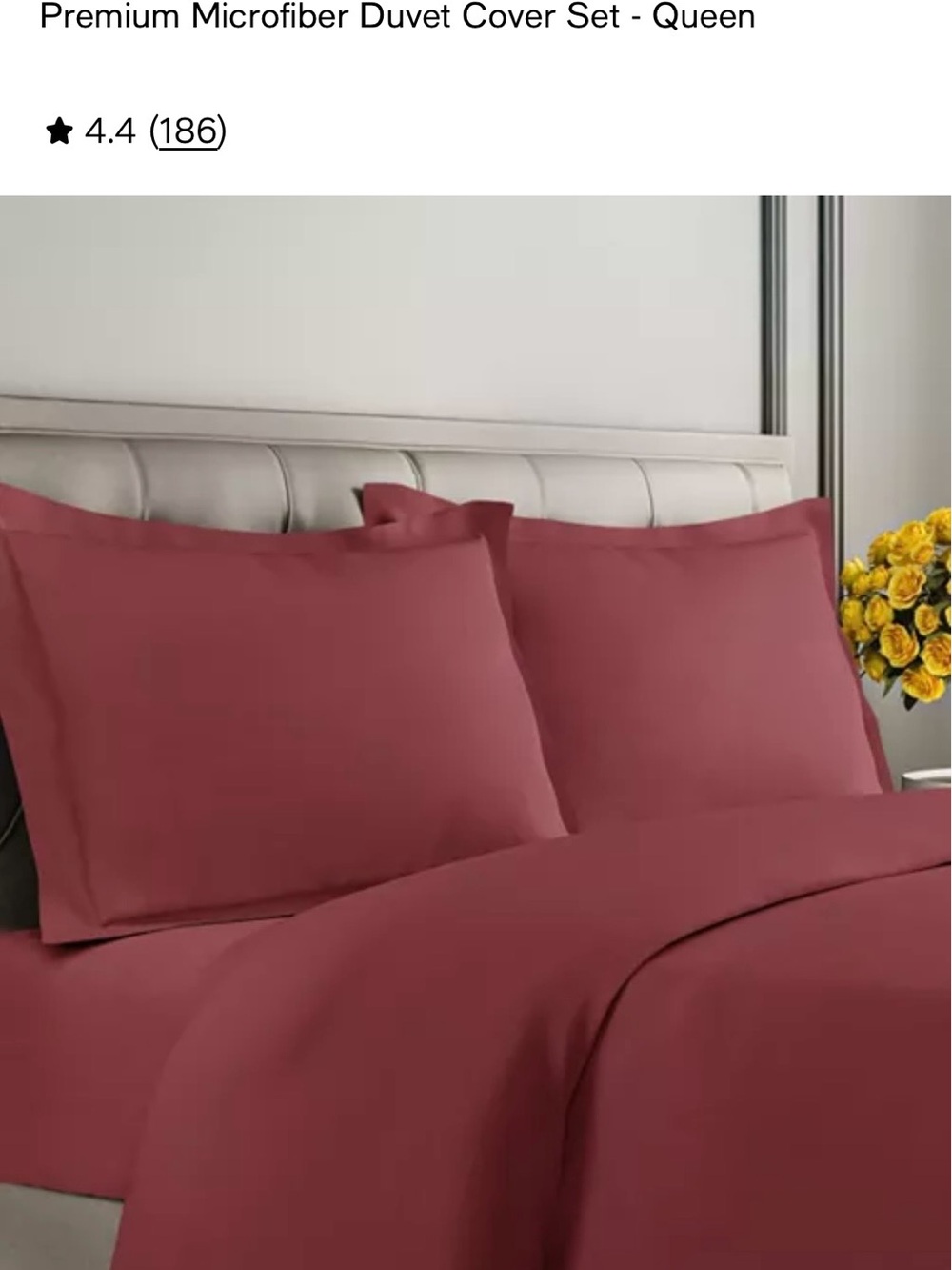 GK Burgundy Microfiber deep pocket sheets  burgundy new in packing